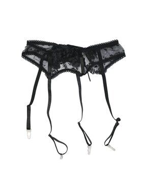 Kat The Label Nicolette Garter in Black